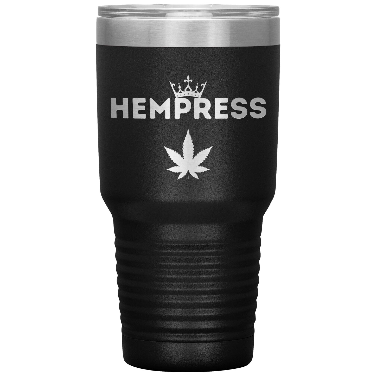 Hempress Travel Mug, CBD Hemp Themed Travel Mug