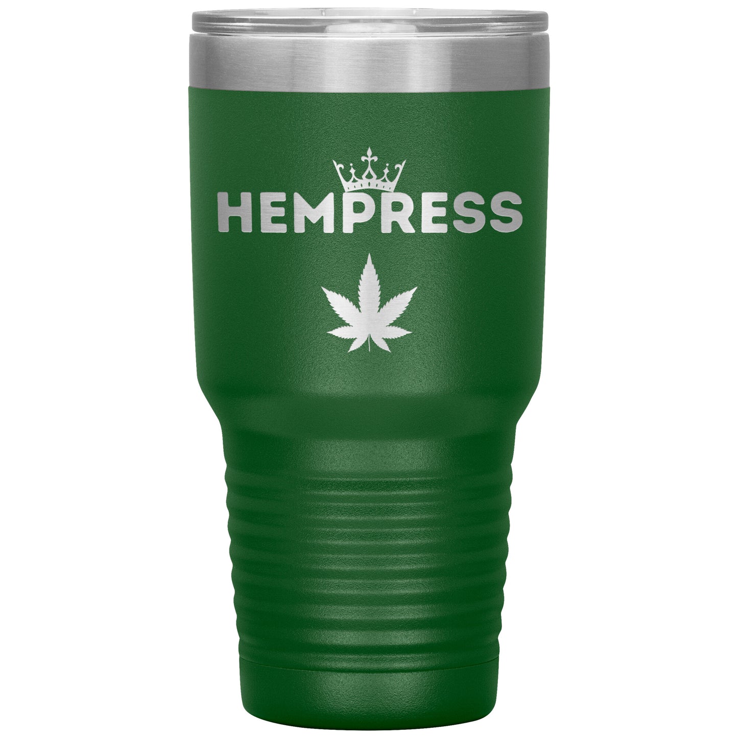 Hempress Travel Mug, CBD Hemp Themed Travel Mug