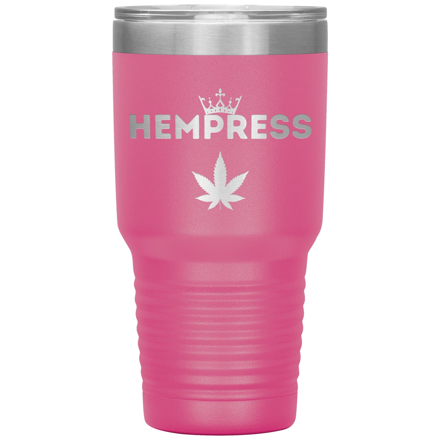 Hempress Travel Mug, CBD Hemp Themed Travel Mug