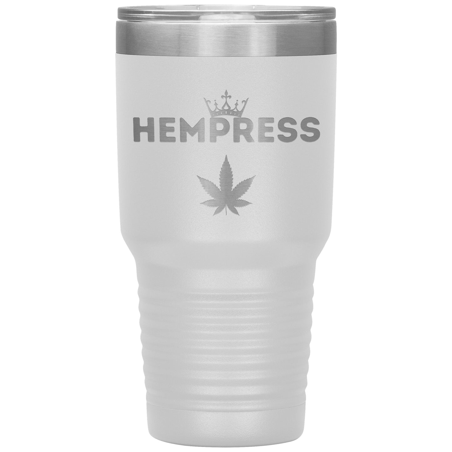 Hempress Travel Mug, CBD Hemp Themed Travel Mug