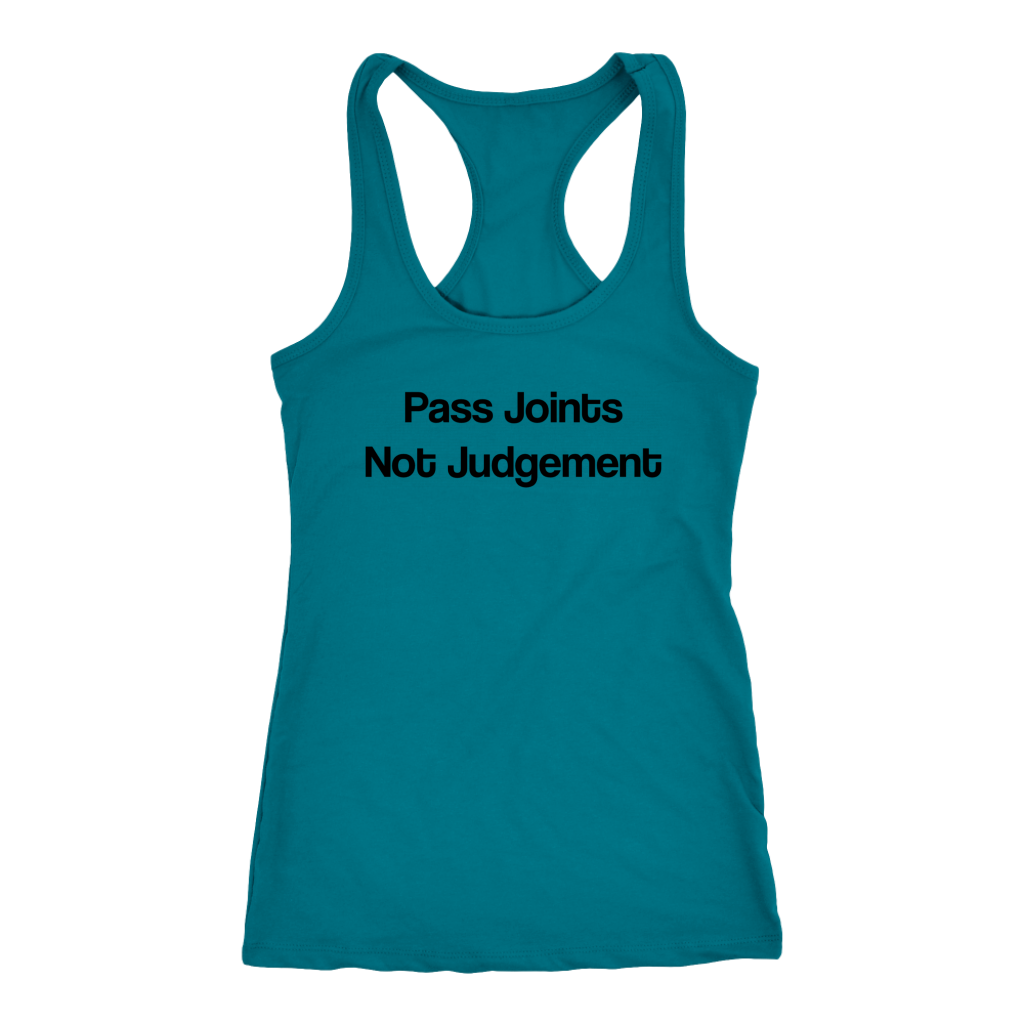 Stoner Girl Tank Top: Pass Joints Racerback