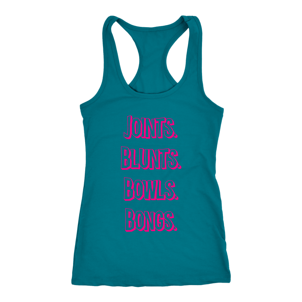 Joints, Blunts, Etc. Racerback Tank - Gracious Concepts