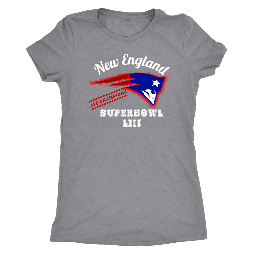 New England Skull Superbowl Women's T-shirt - Gracious Concepts