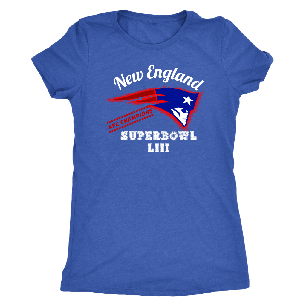 New England Skull Superbowl Women's T-shirt - Gracious Concepts