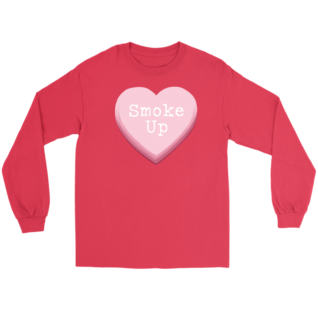 Smoke Up Candy Heart Valentine Long Sleeve Unisex - Gracious Concepts