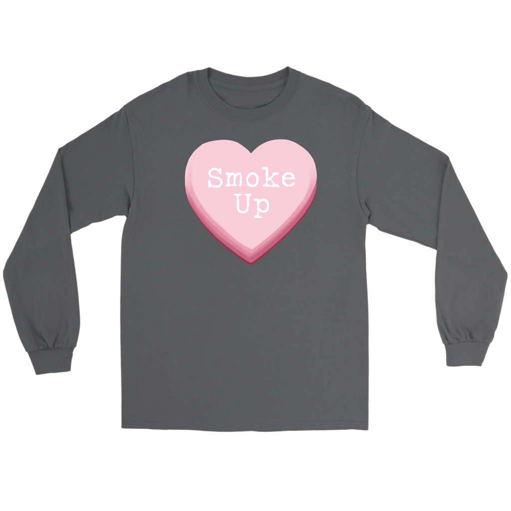Smoke Up Candy Heart Valentine Long Sleeve Unisex - Gracious Concepts