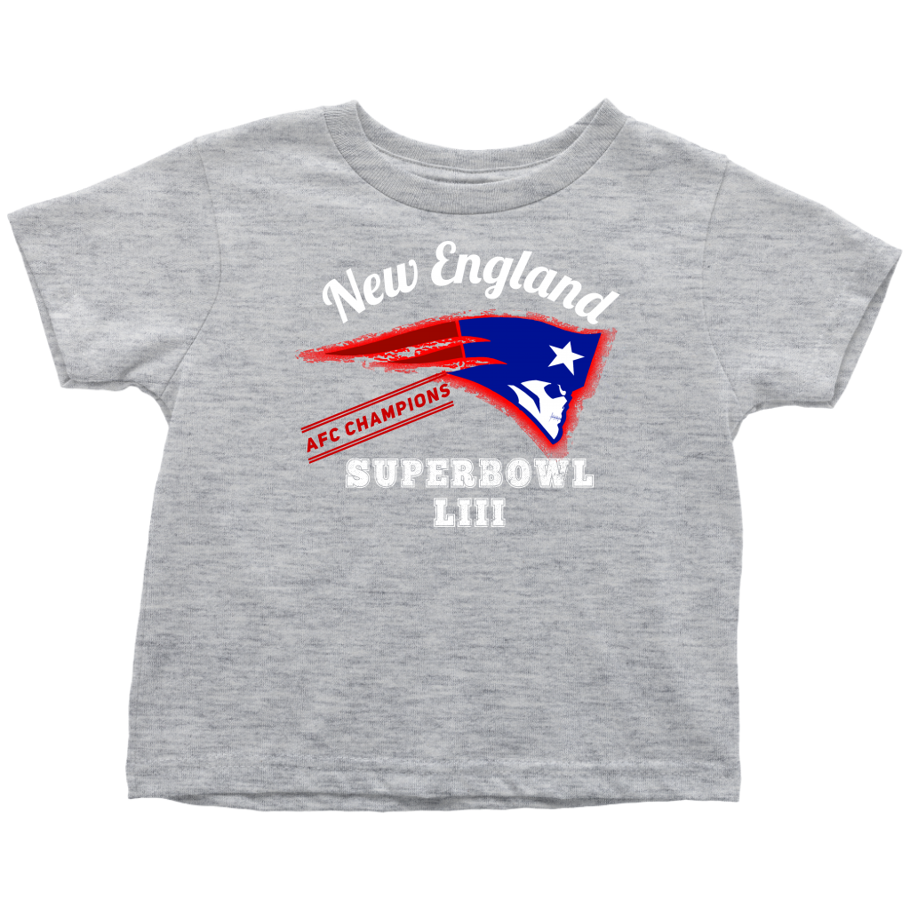 New England Skull Superbowl Toddler Tee - Gracious Concepts