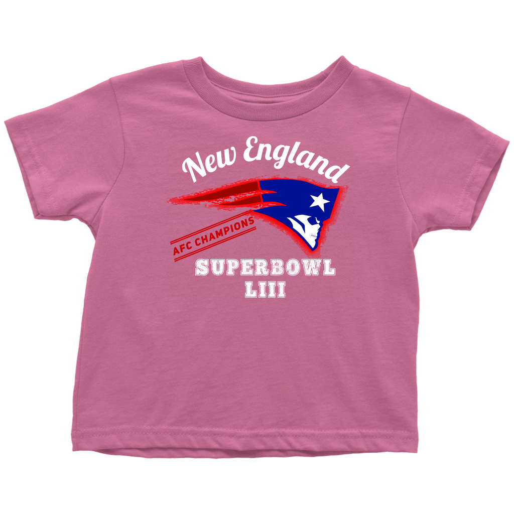 New England Skull Superbowl Toddler Tee - Gracious Concepts