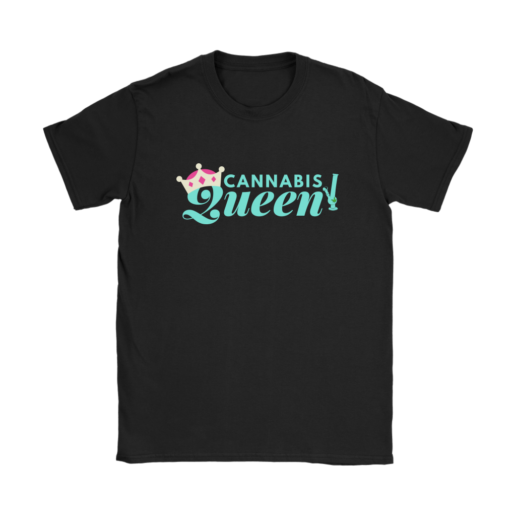 Cannabis Queen Crewneck Sweatshirt, Racerback Tank & Hoodie