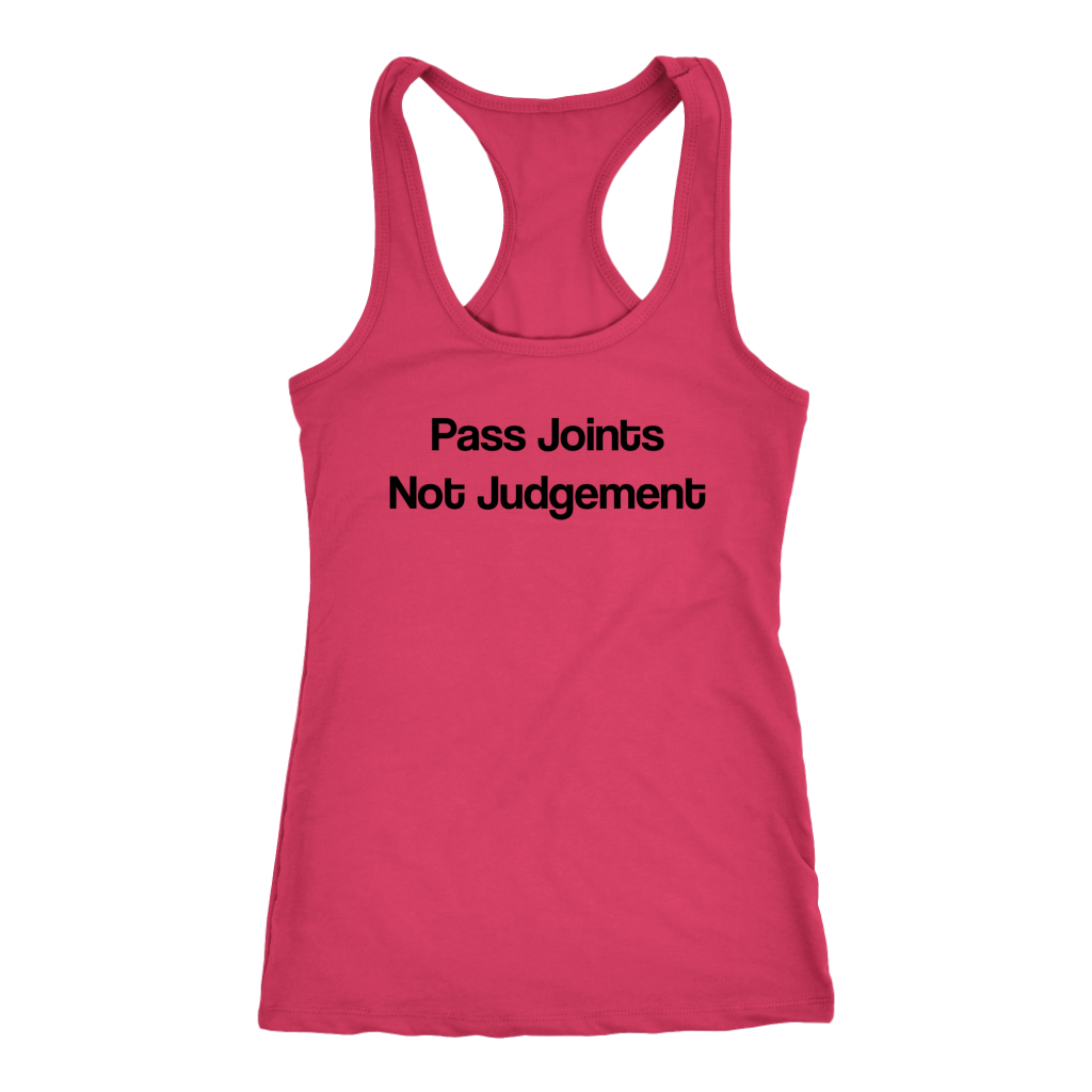 Stoner Girl Tank Top: Pass Joints Racerback