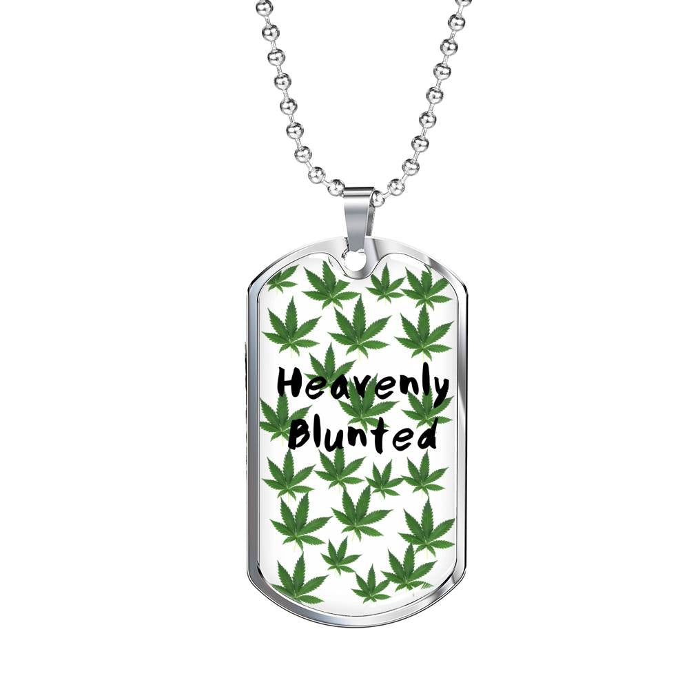 Heavenly Blunted Dog Tag Necklace - Gracious Concepts