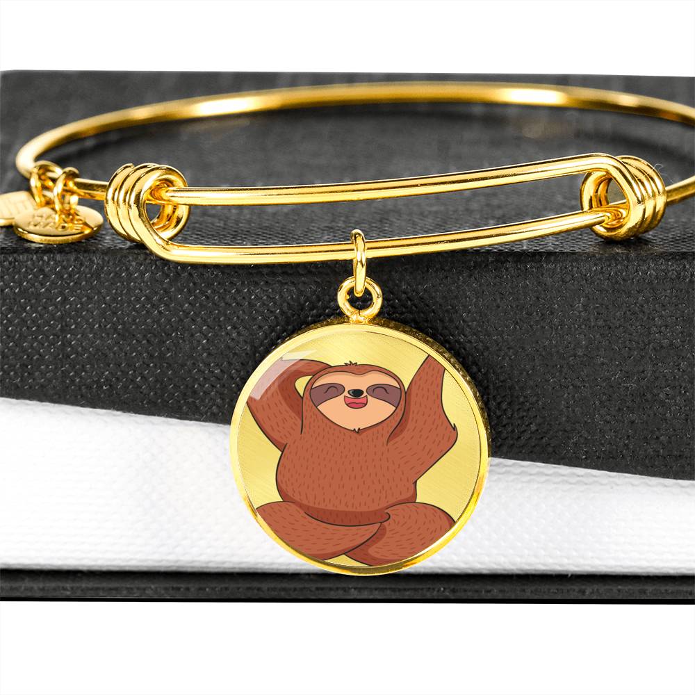 Silly Sloth Luxury Bangle - Gracious Concepts