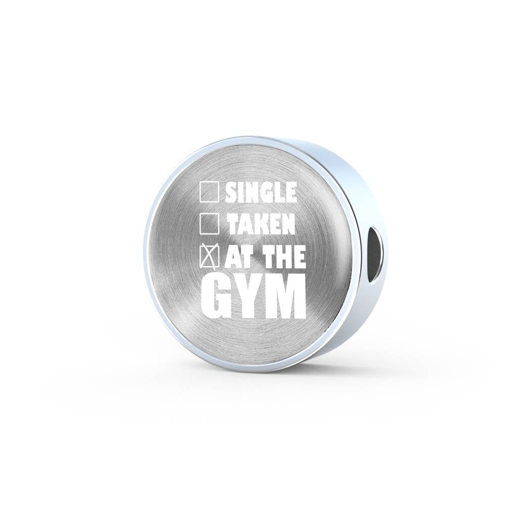 Single, Taken, At the Gym Double-wrapped Leather Bracelet - Gracious Concepts