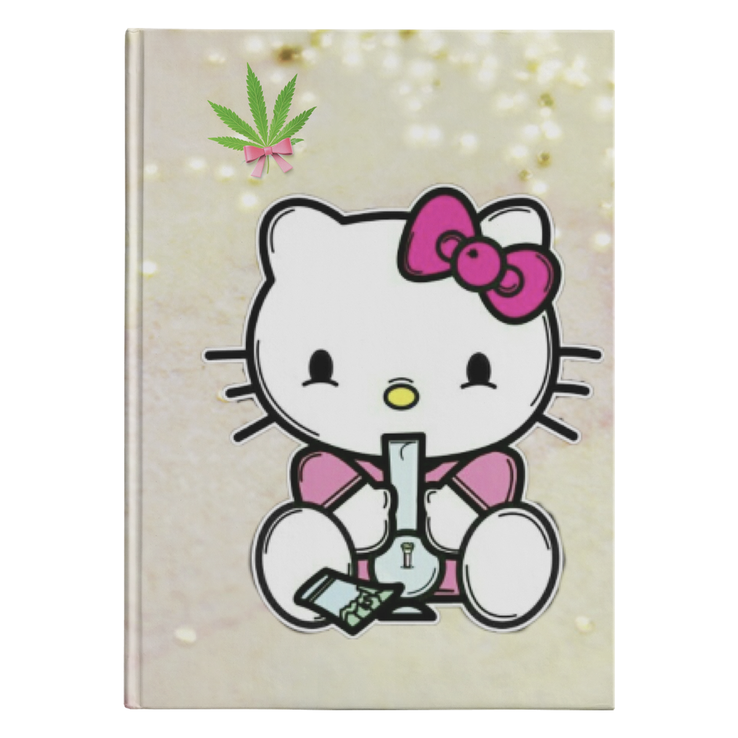 Hello Cannabis Kitty Hardcover Journal - Gracious Concepts