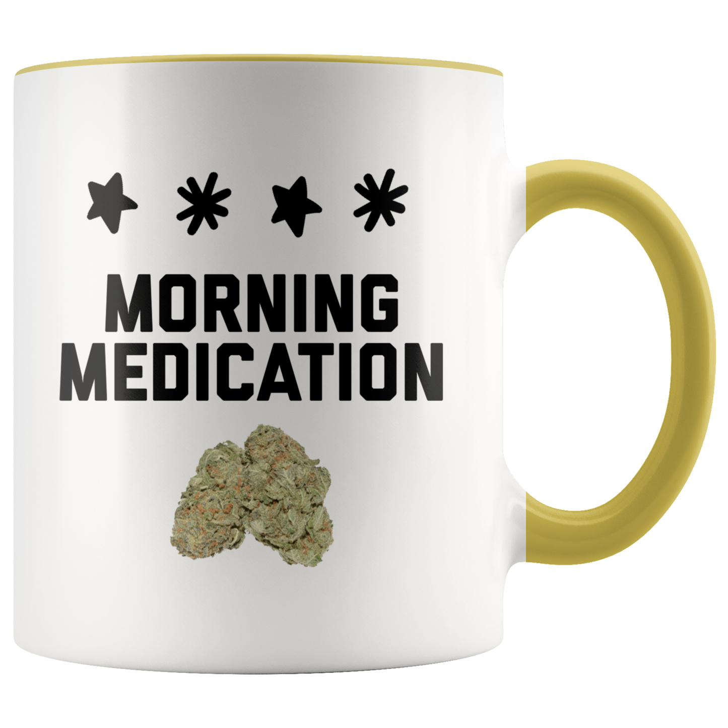 Morning Medication Stoner Coffee Mug, Medical Cannabis Mug, Cannabis Themed Coffee Mug - Gracious Concepts