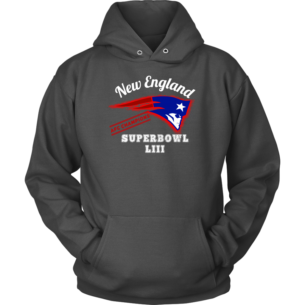 New England Skull Superbowl Adult Sweatshirt - Gracious Concepts