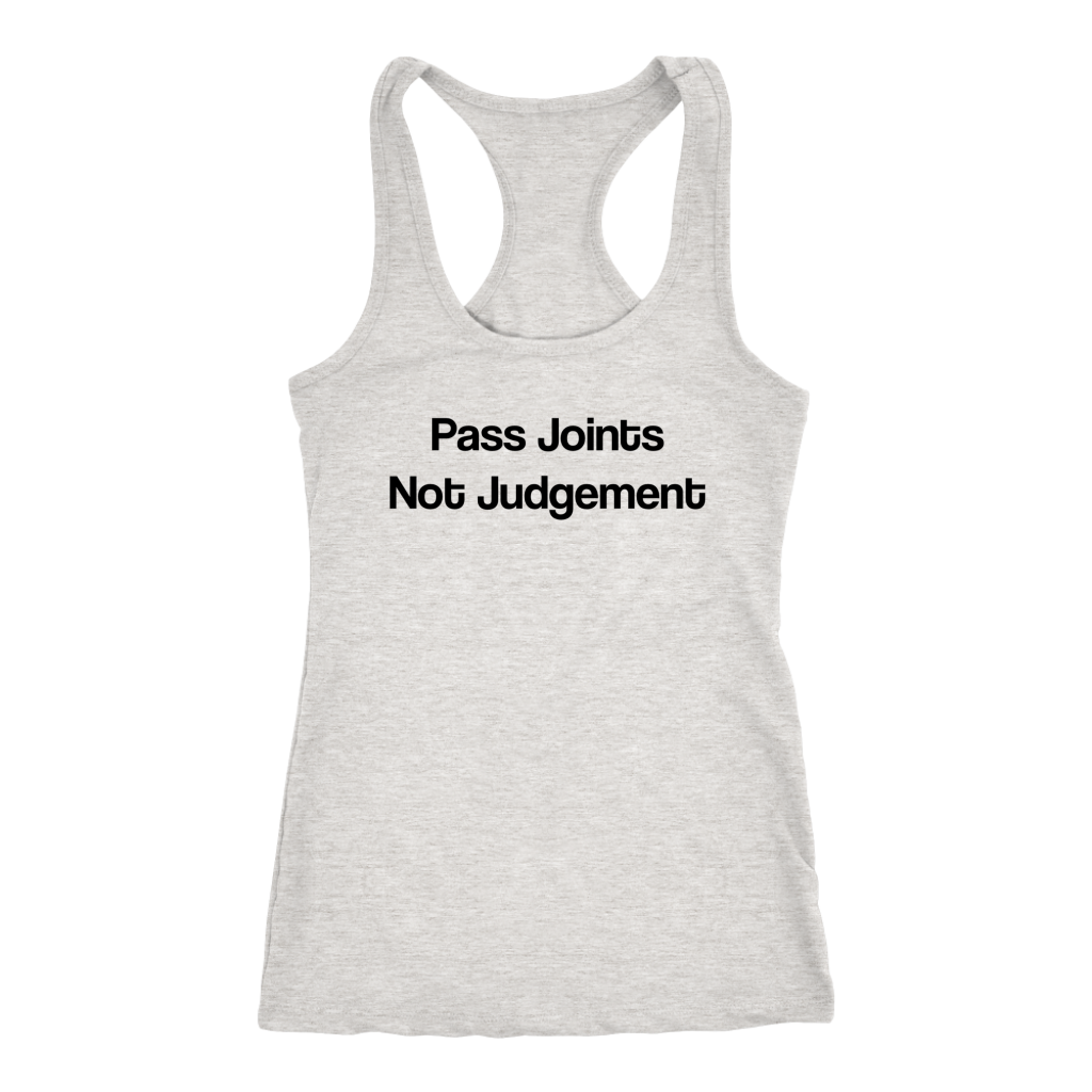 Stoner Girl Tank Top: Pass Joints Racerback