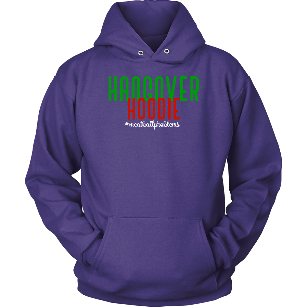 Hangover Hoodie in Italian Flag Colors #meatballproblems Hoodie - Gracious Concepts