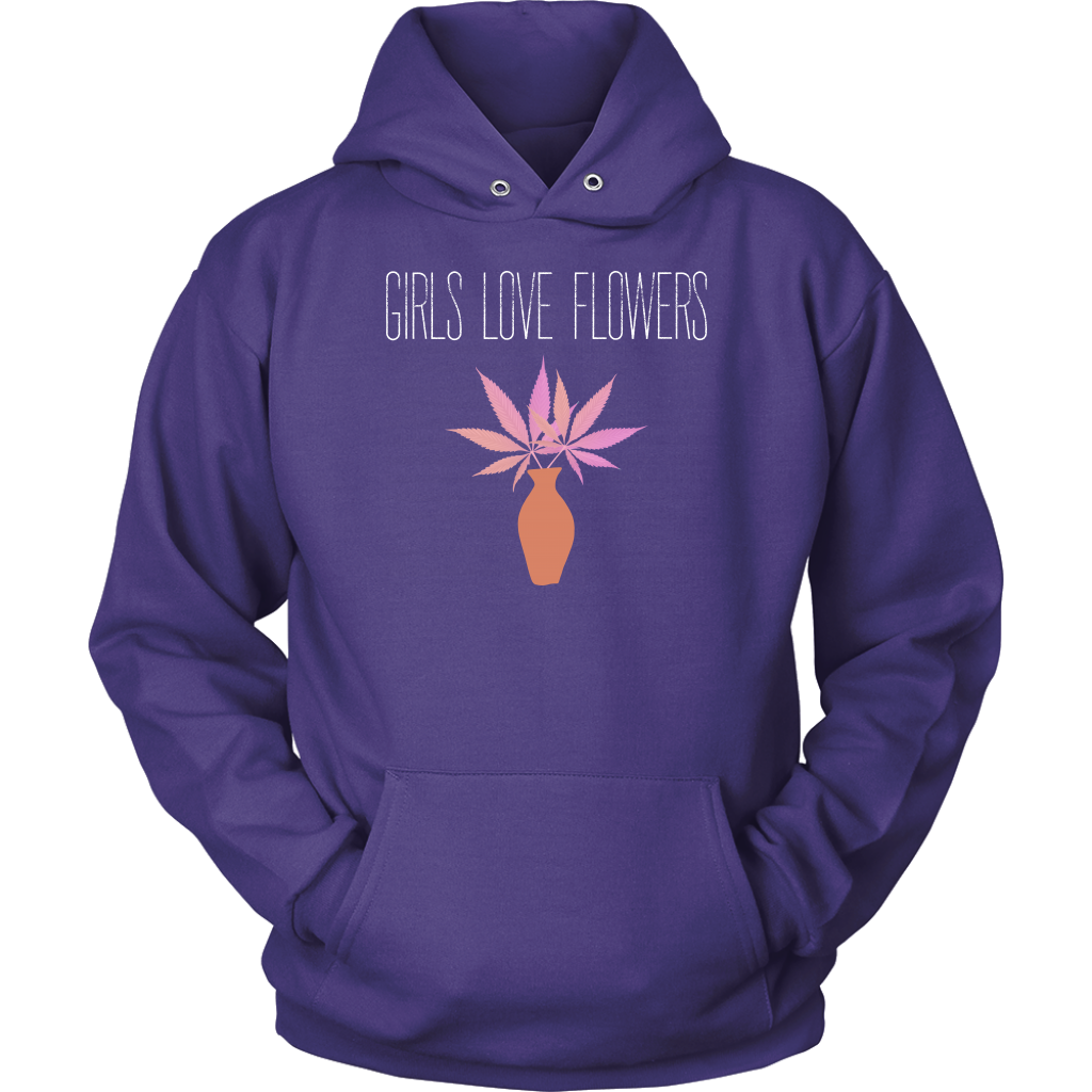 Girls Love Flowers Hoodie - Gracious Concepts