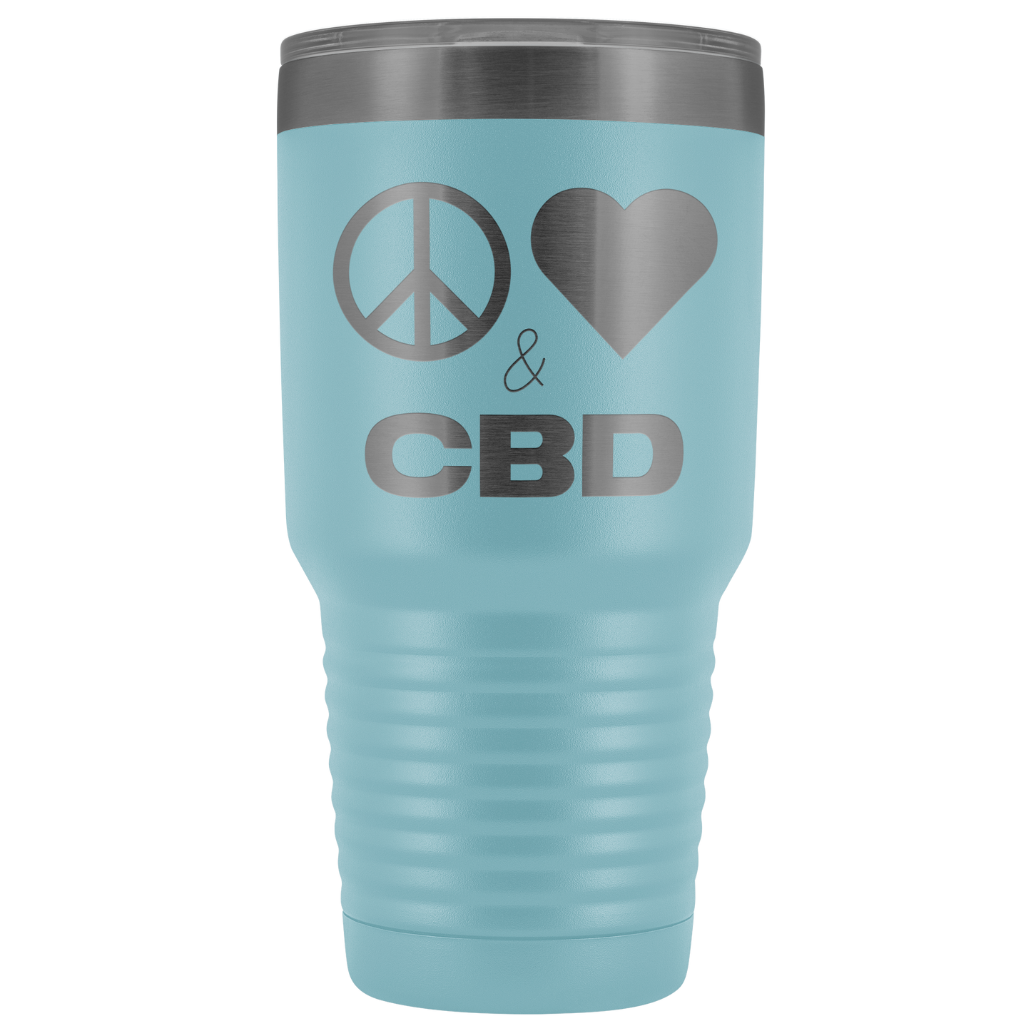 Peace, Love & CBD Travel Mug, CBD Mug - Gracious Concepts