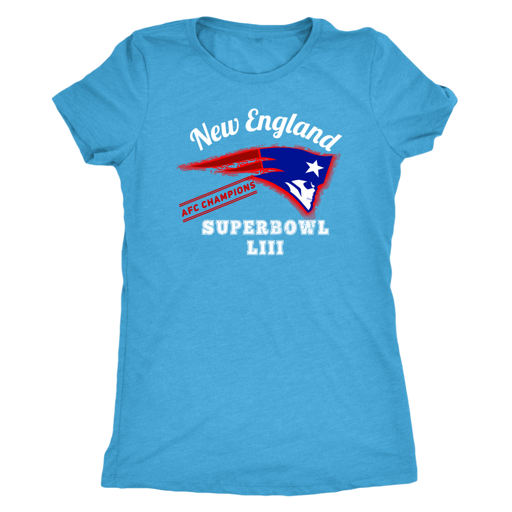 New England Skull Superbowl Women's T-shirt - Gracious Concepts