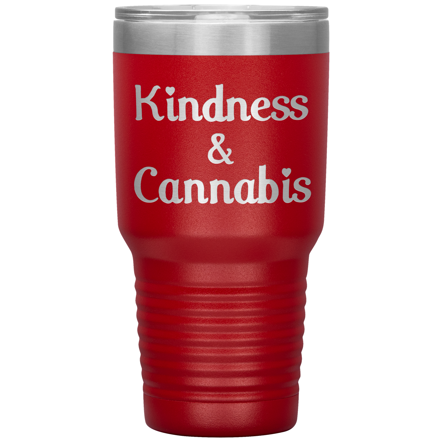 Kindness & Cannabis Travel Mug, Stoner Travel Mug, - Gracious Concepts