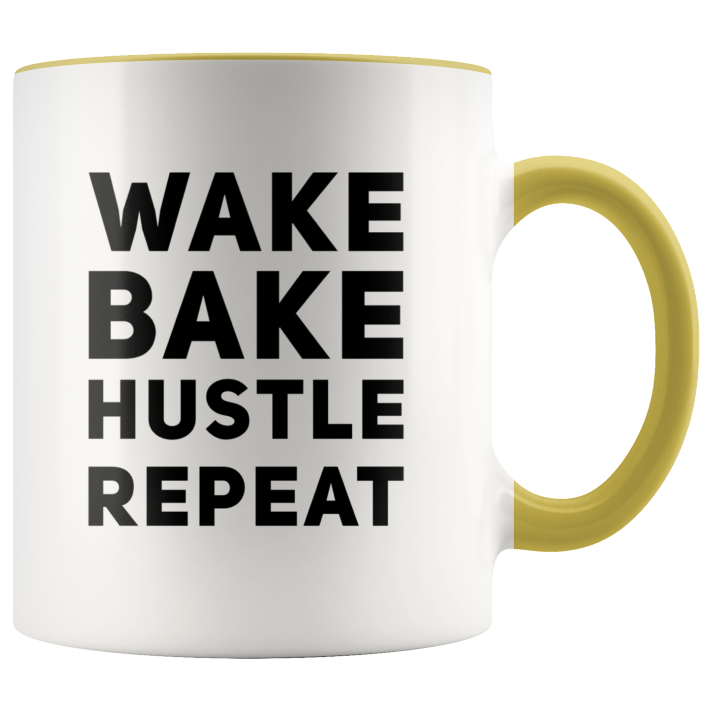 Stoner Girl Mug: Wake, Bake, Hustle Repeat Mug - Gracious Concepts