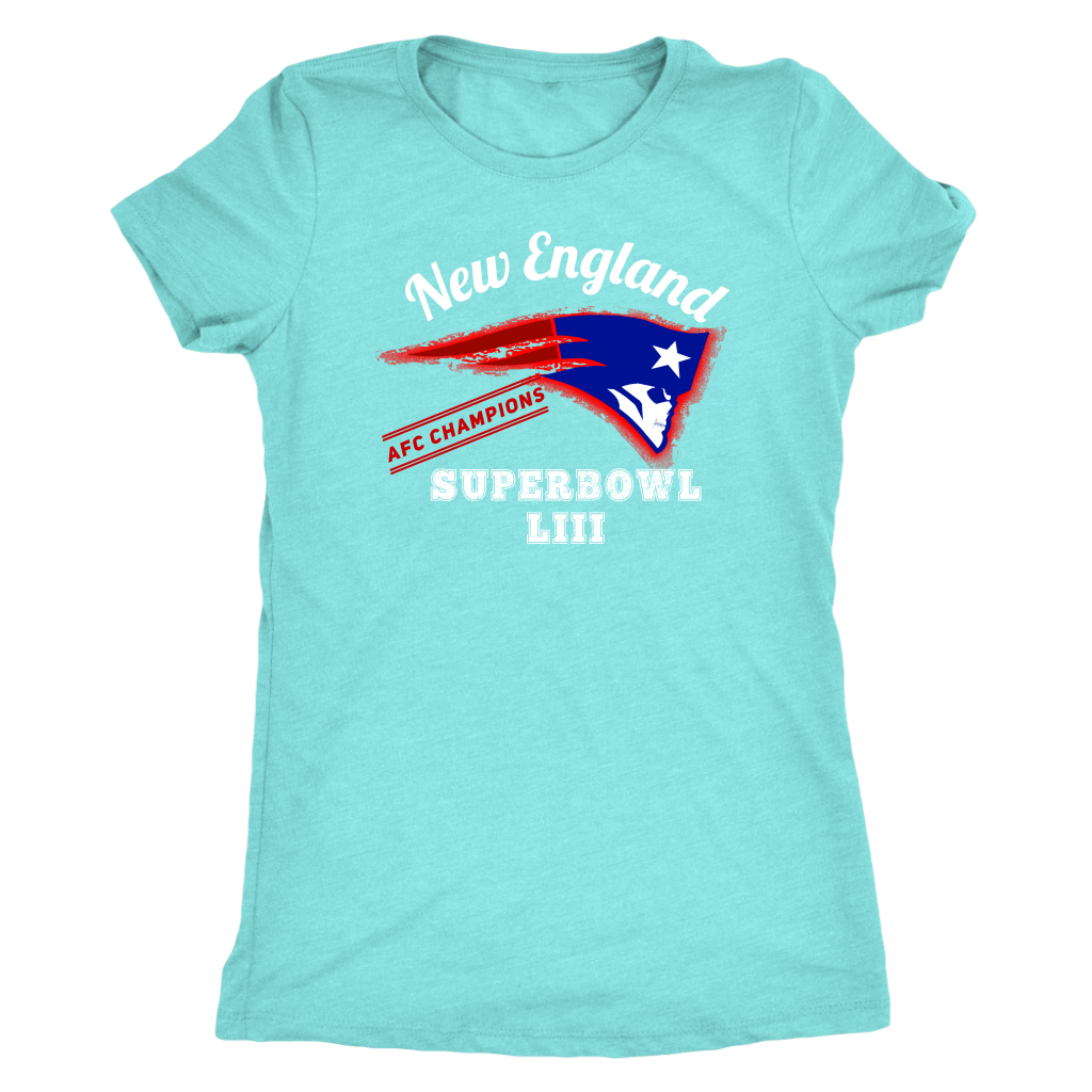 New England Skull Superbowl Women's T-shirt - Gracious Concepts