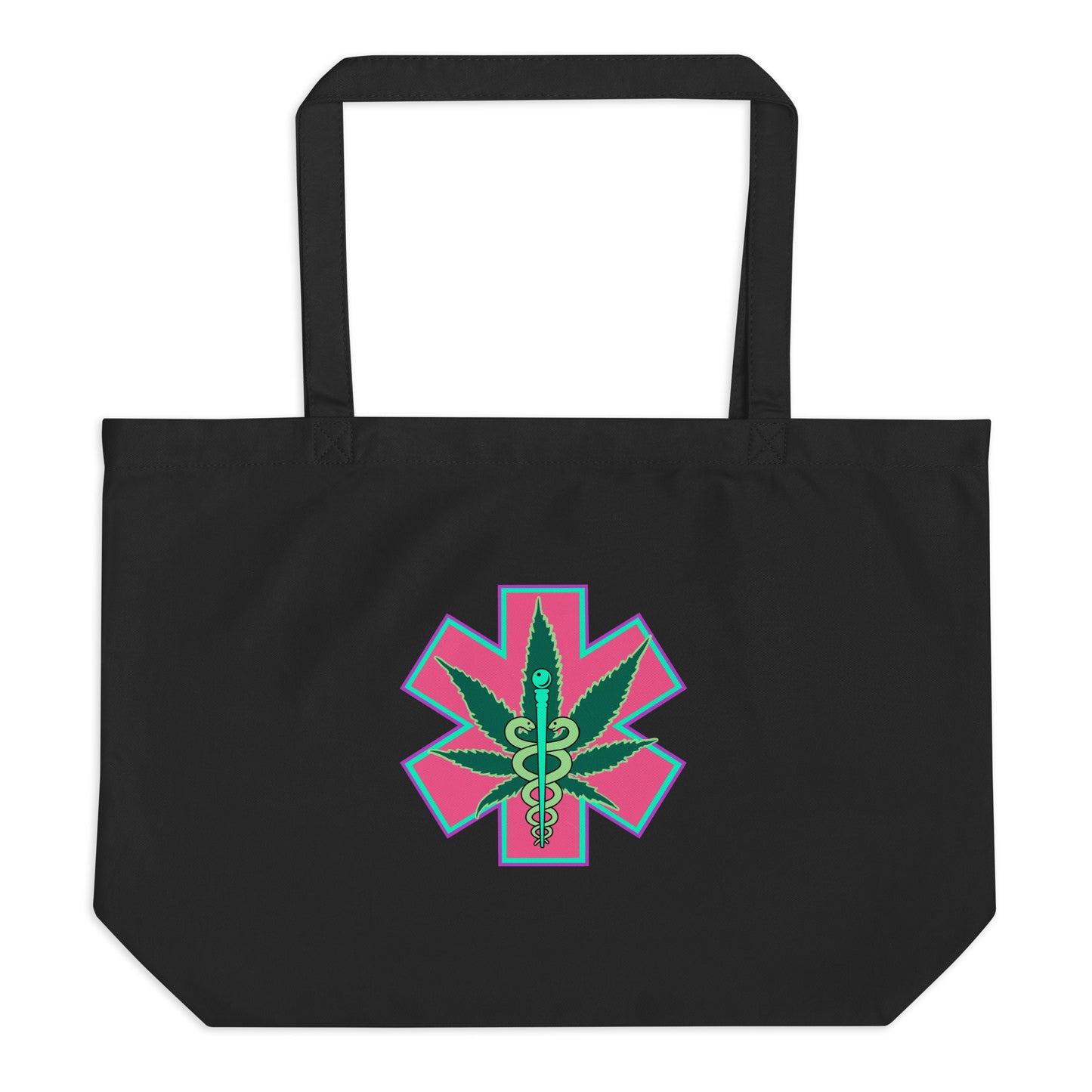 Medical Cannabis Large organic tote bag