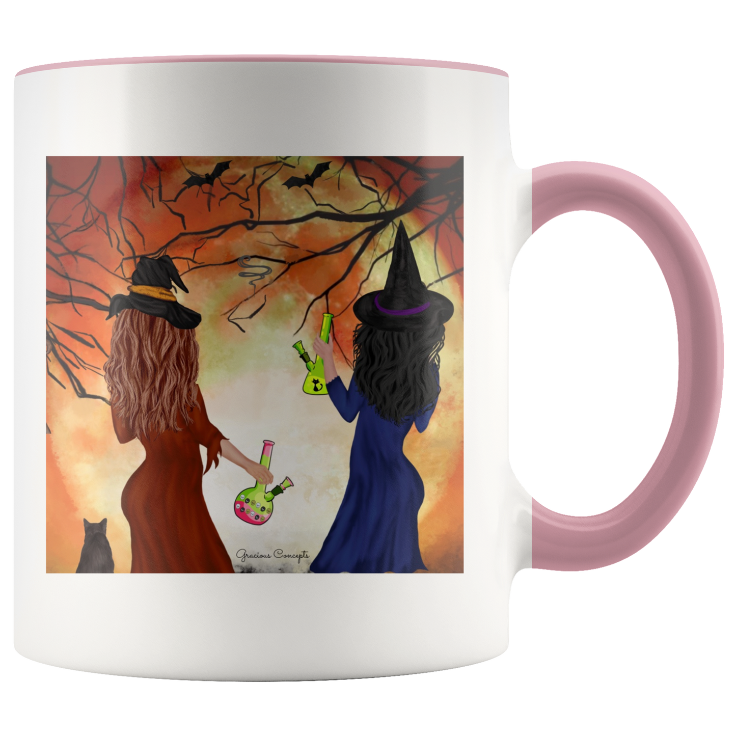 Stoner Girl Fall Witchy Vibes Mug
