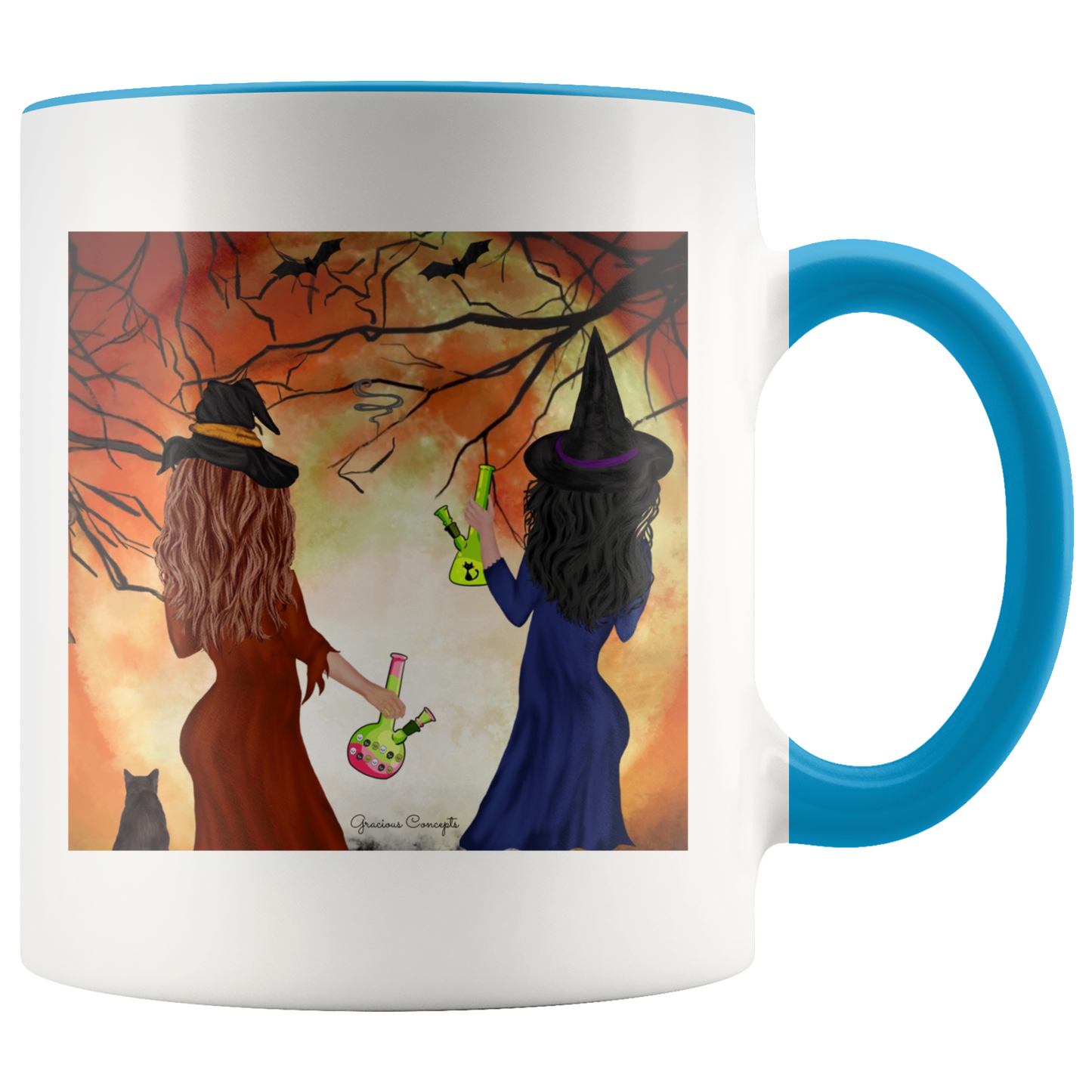 Stoner Girl Fall Witchy Vibes Mug