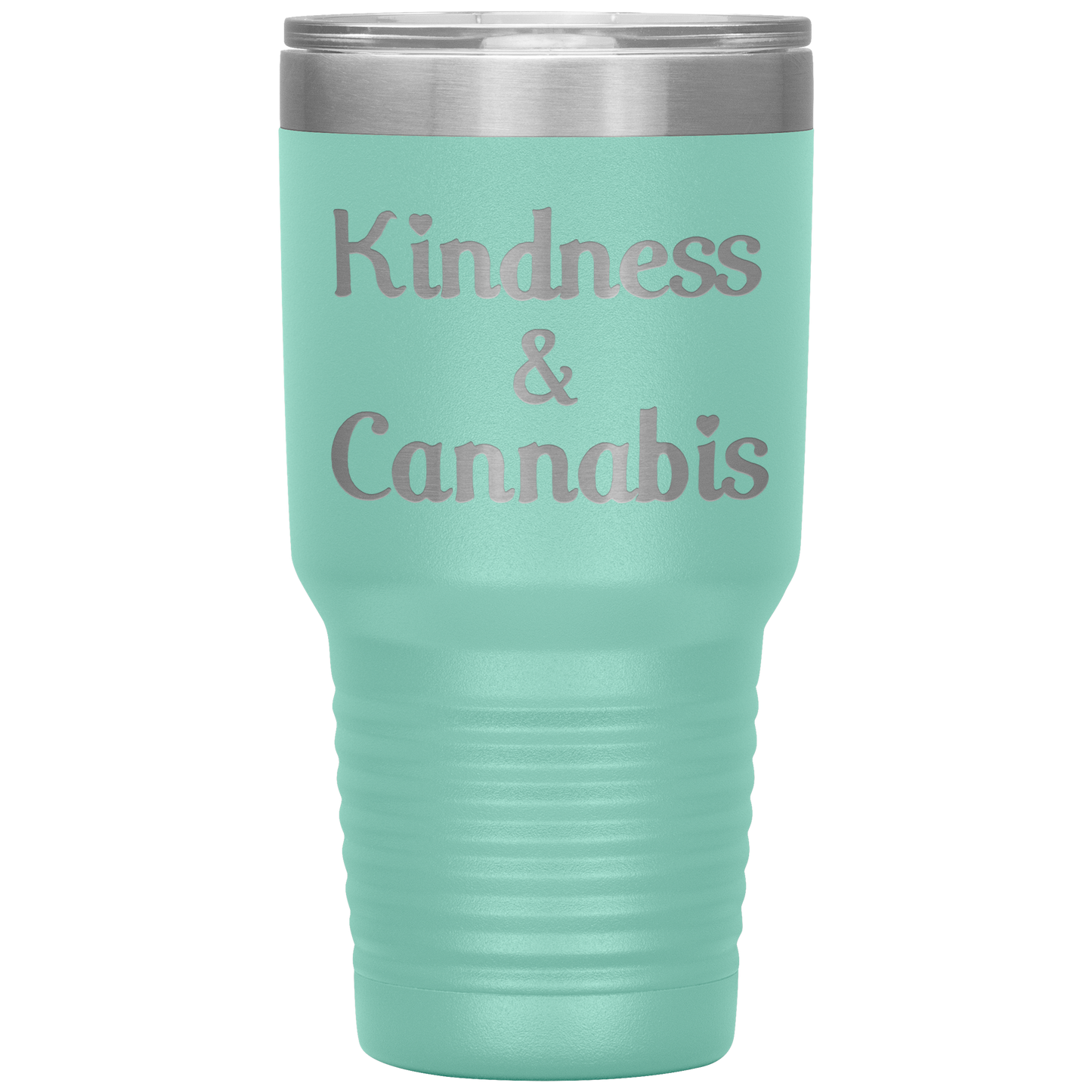Kindness & Cannabis Travel Mug, Stoner Travel Mug, - Gracious Concepts