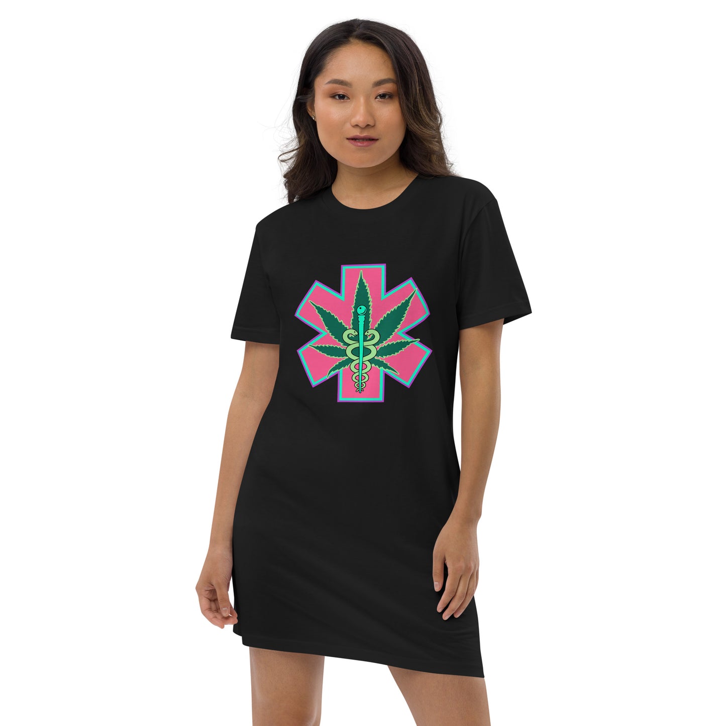 Plant Medicine Organic Cotton T-shirt Dress