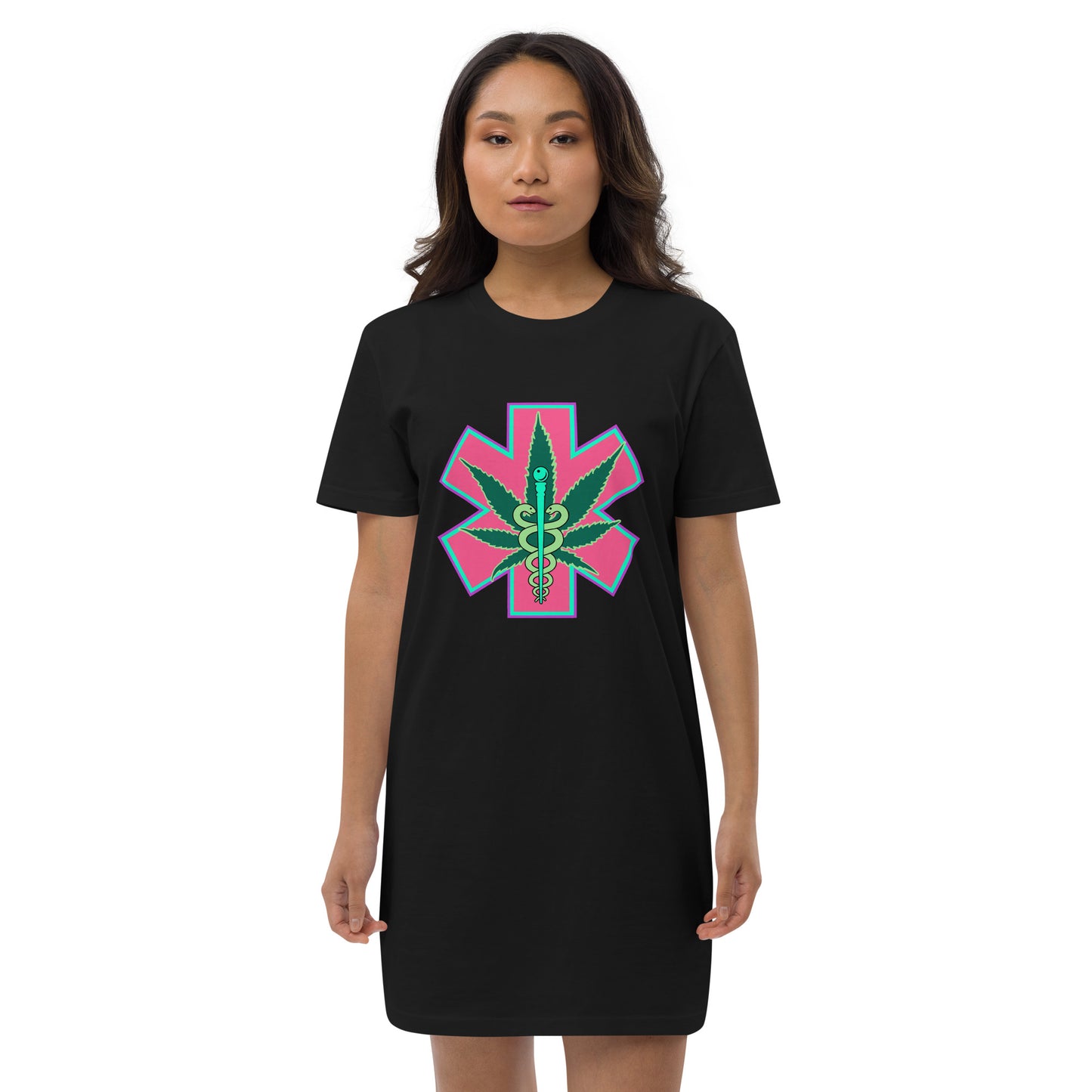 Plant Medicine Organic Cotton T-shirt Dress