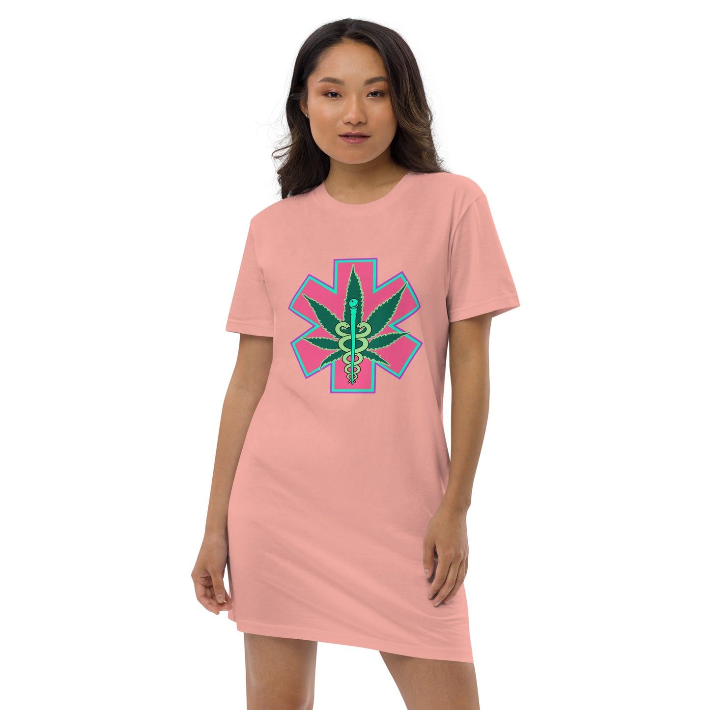 Plant Medicine Organic Cotton T-shirt Dress