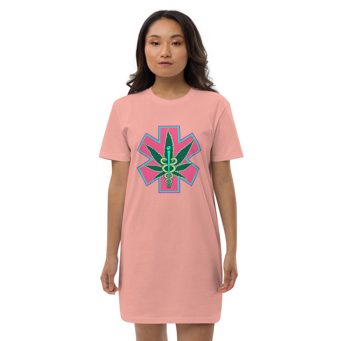 Plant Medicine Organic Cotton T-shirt Dress