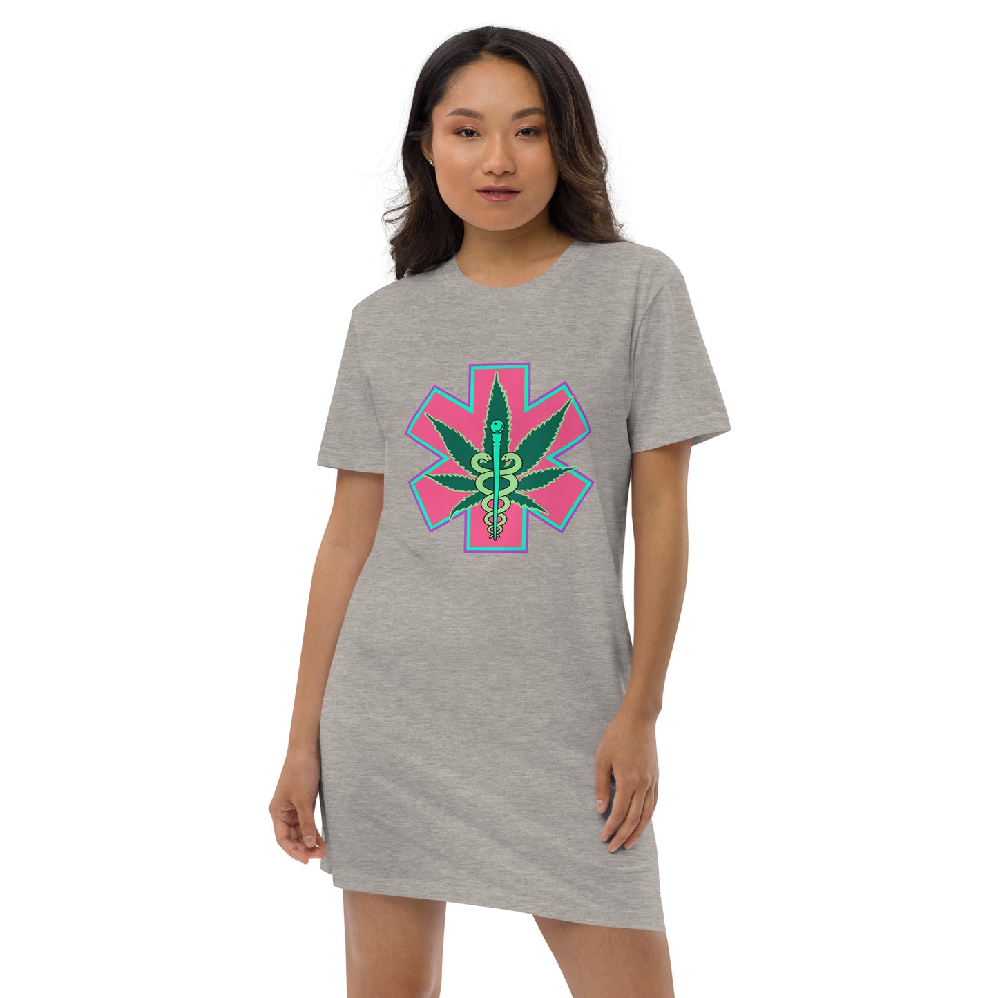Plant Medicine Organic Cotton T-shirt Dress