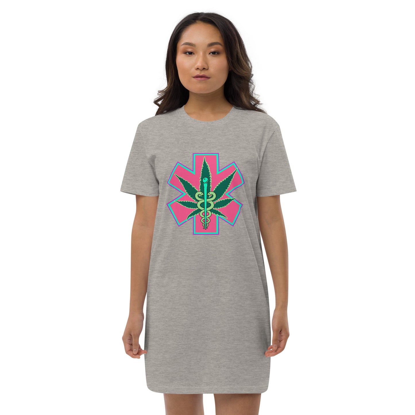 Plant Medicine Organic Cotton T-shirt Dress