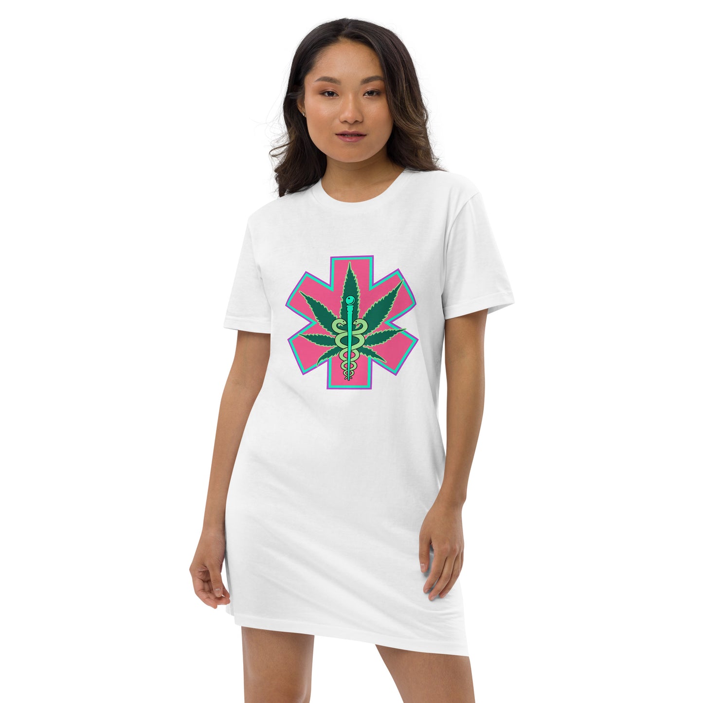 Plant Medicine Organic Cotton T-shirt Dress