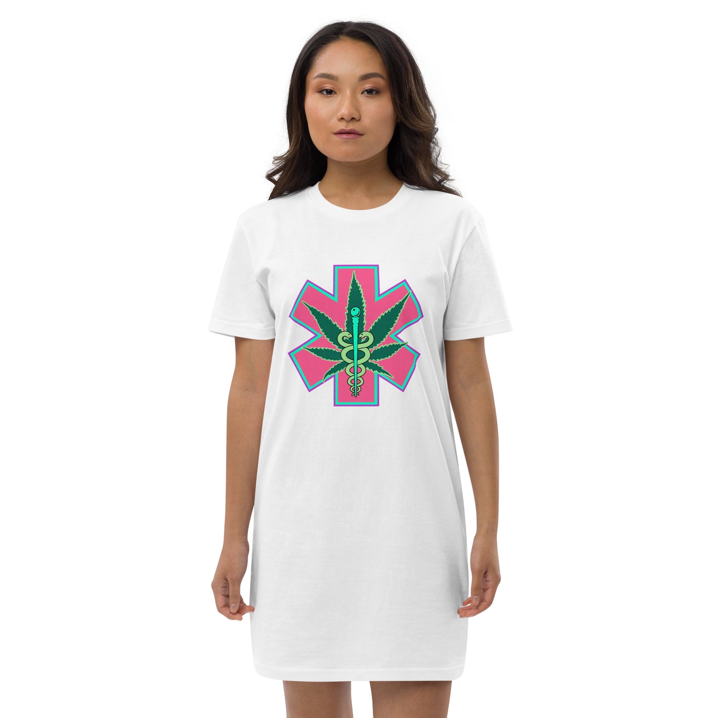 Plant Medicine Organic Cotton T-shirt Dress