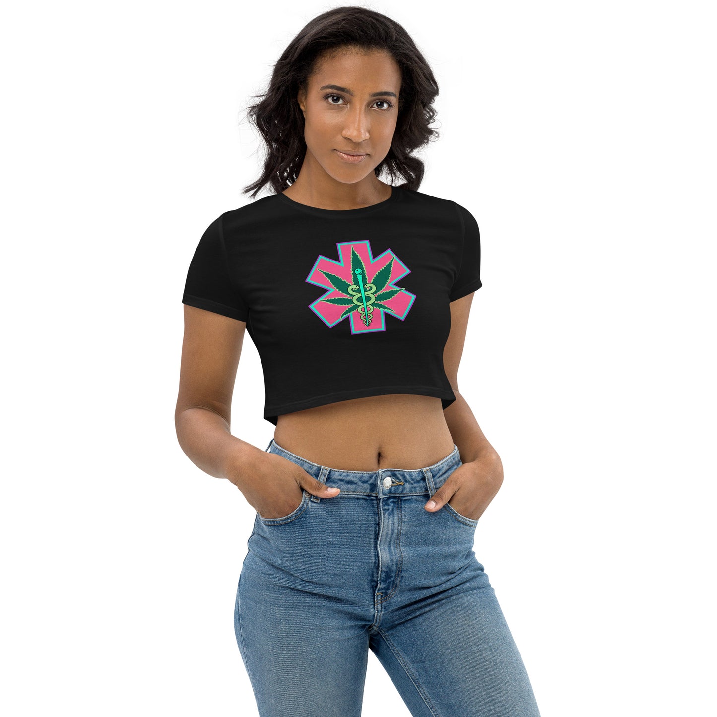 Plant Medicine Organic Crop Top