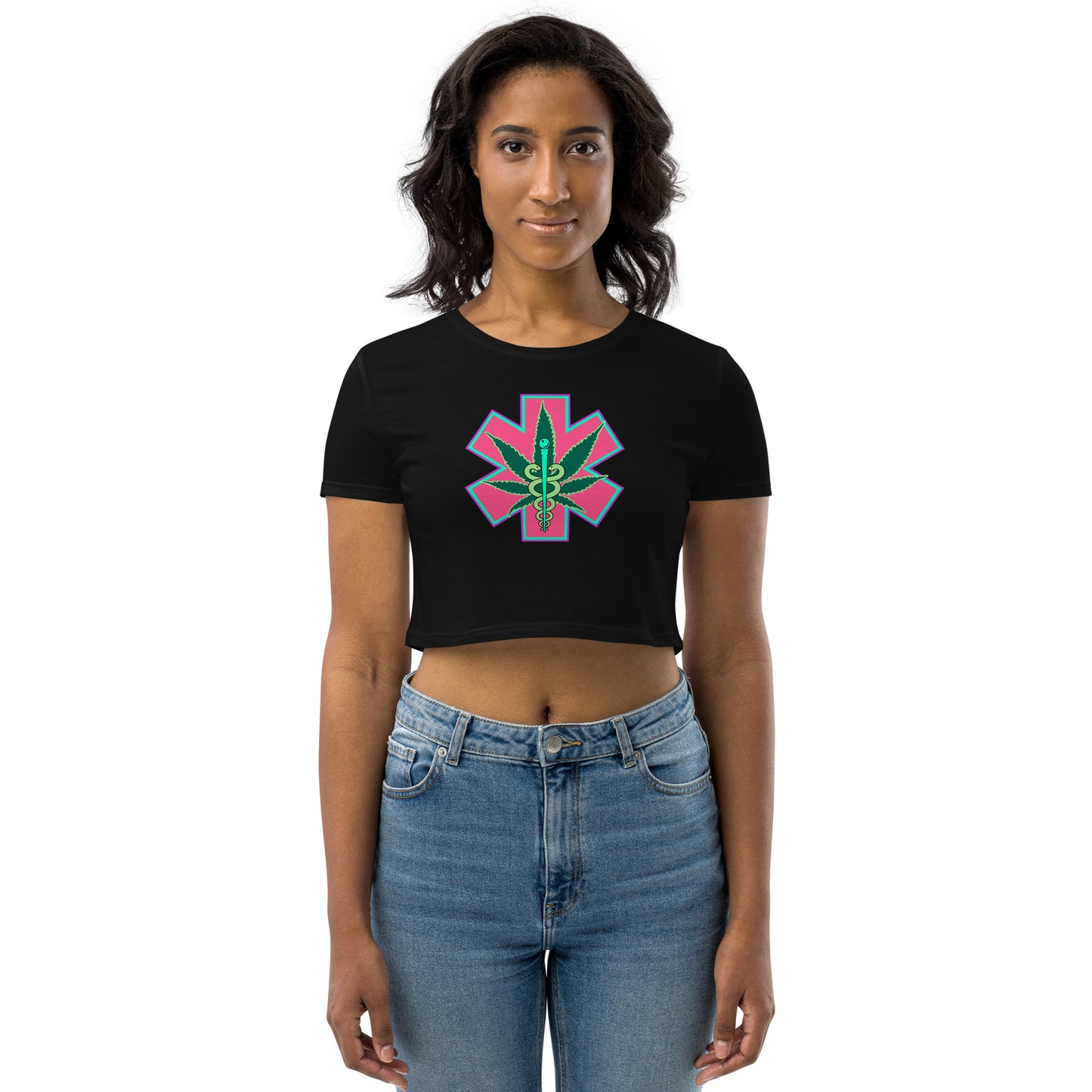 Plant Medicine Organic Crop Top