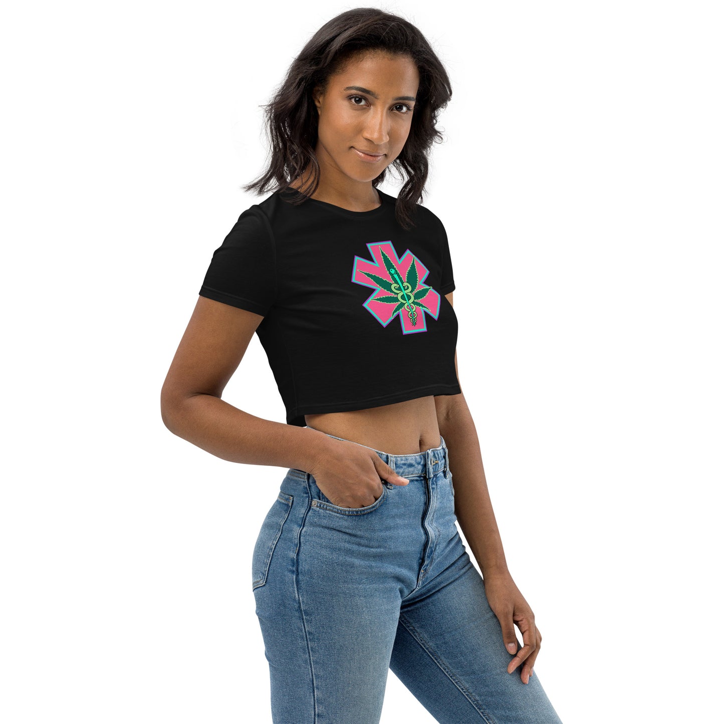 Plant Medicine Organic Crop Top