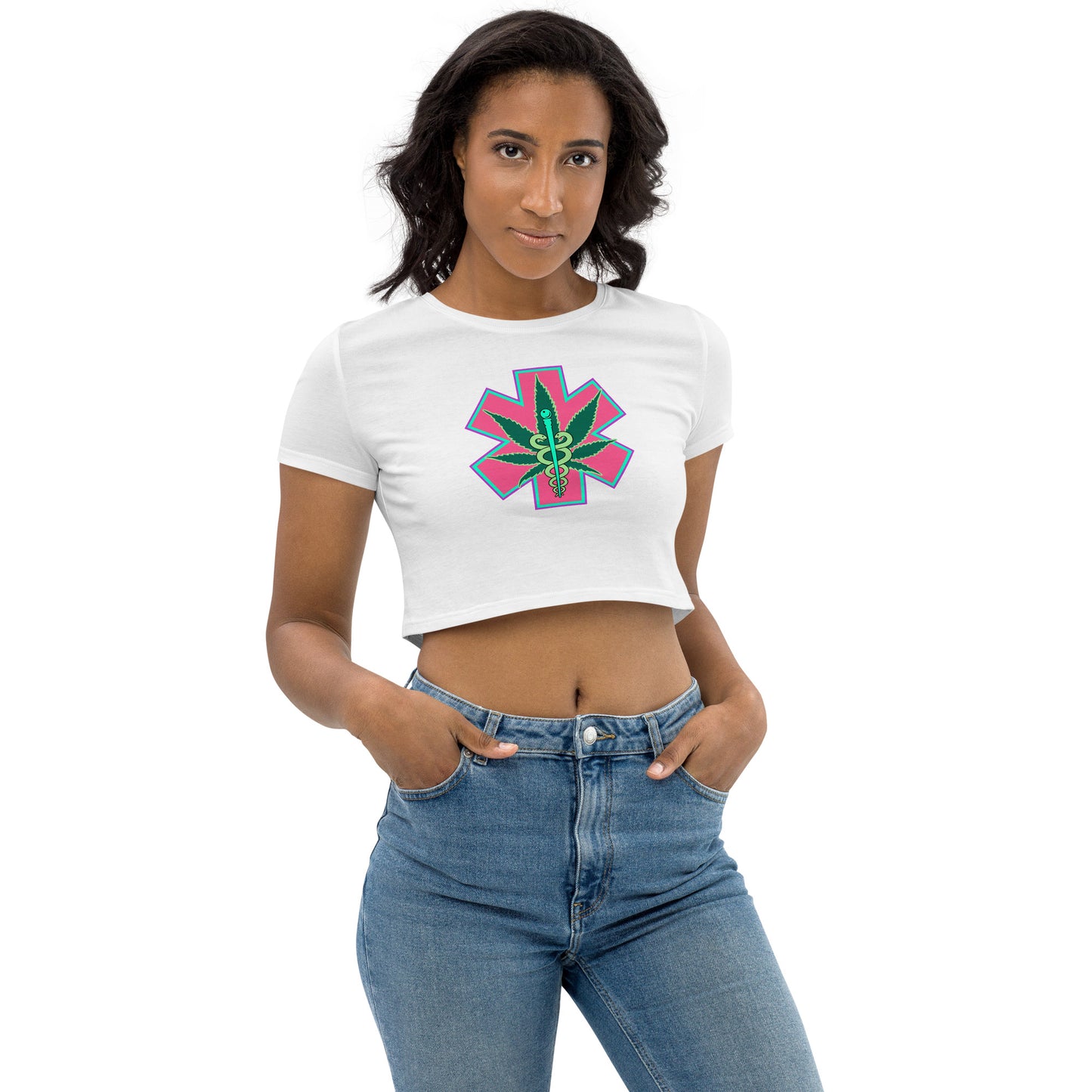 Plant Medicine Organic Crop Top