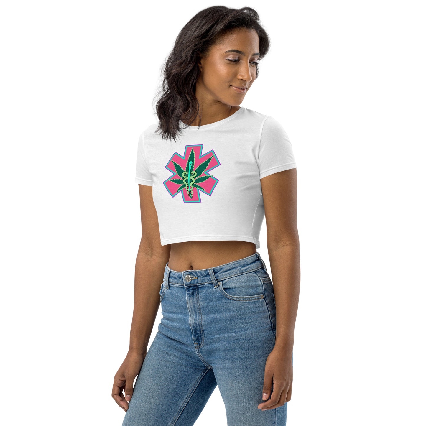 Plant Medicine Organic Crop Top