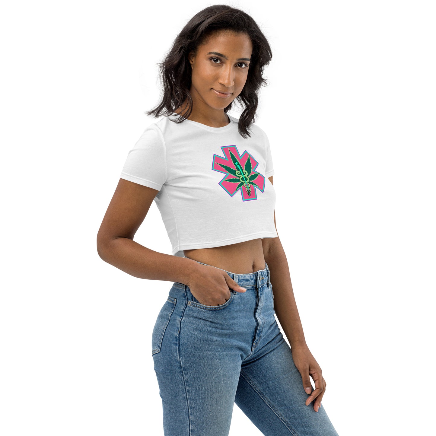 Plant Medicine Organic Crop Top
