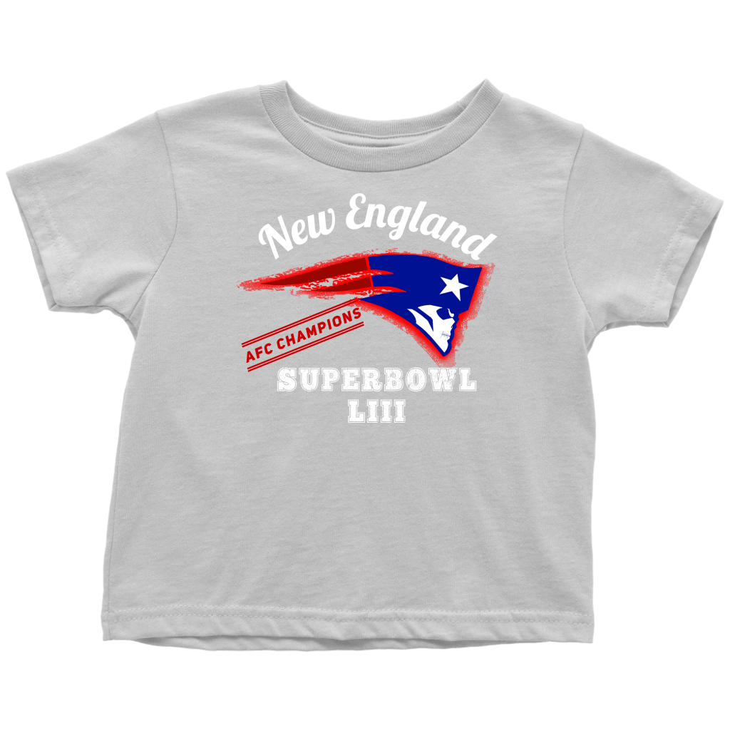 New England Skull Superbowl Toddler Tee - Gracious Concepts