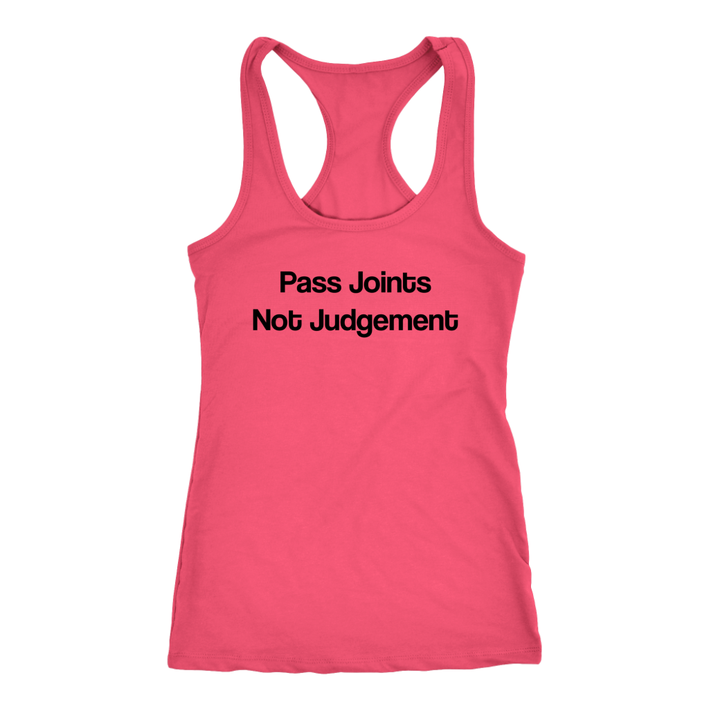 Stoner Girl Tank Top: Pass Joints Racerback