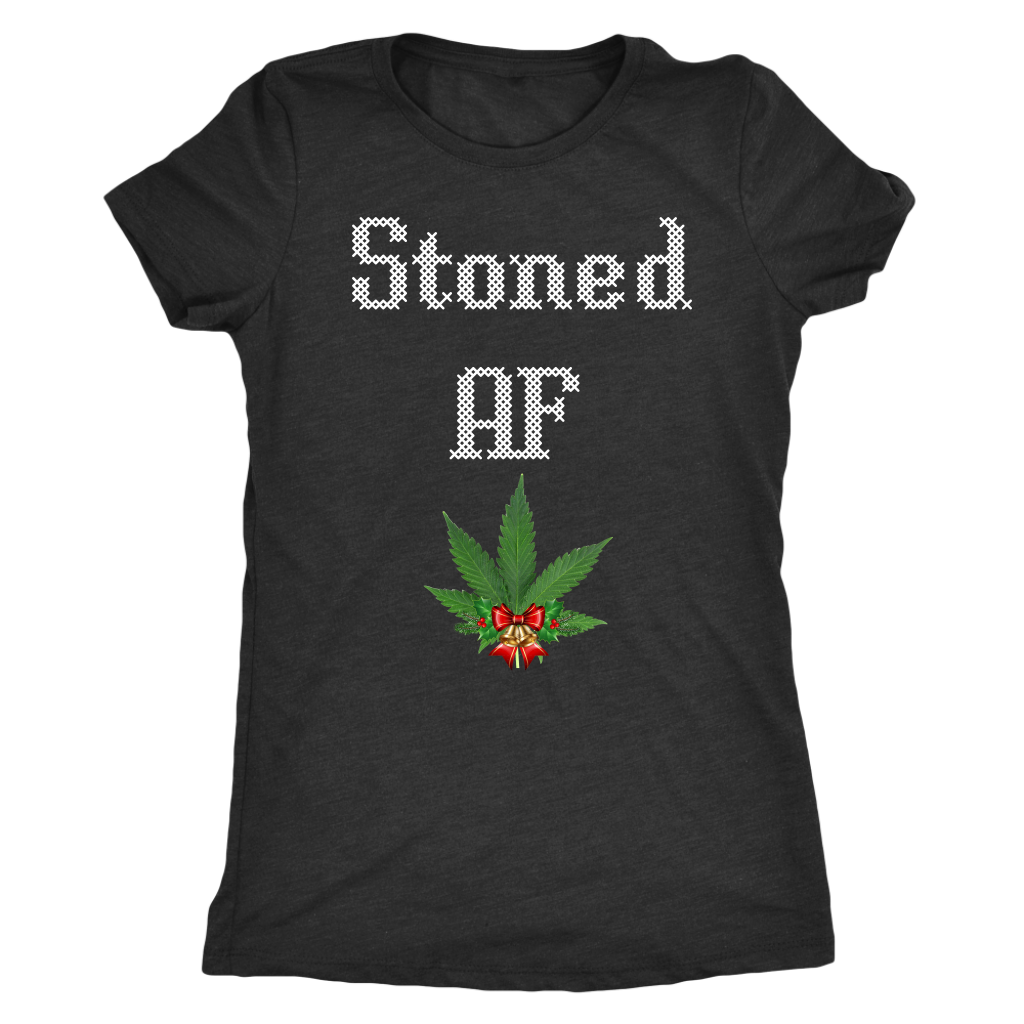 Stoned AF Stoner Christmas Apparel - Gracious Concepts