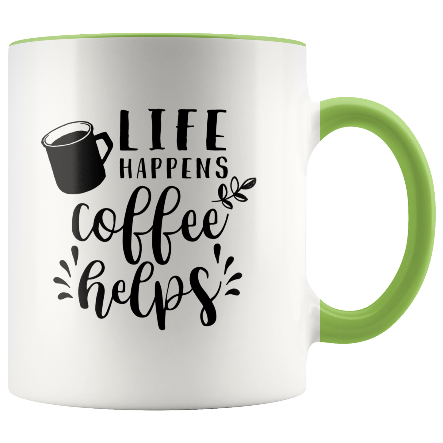 Life Happens Coffee Helps Mug - Gracious Concepts